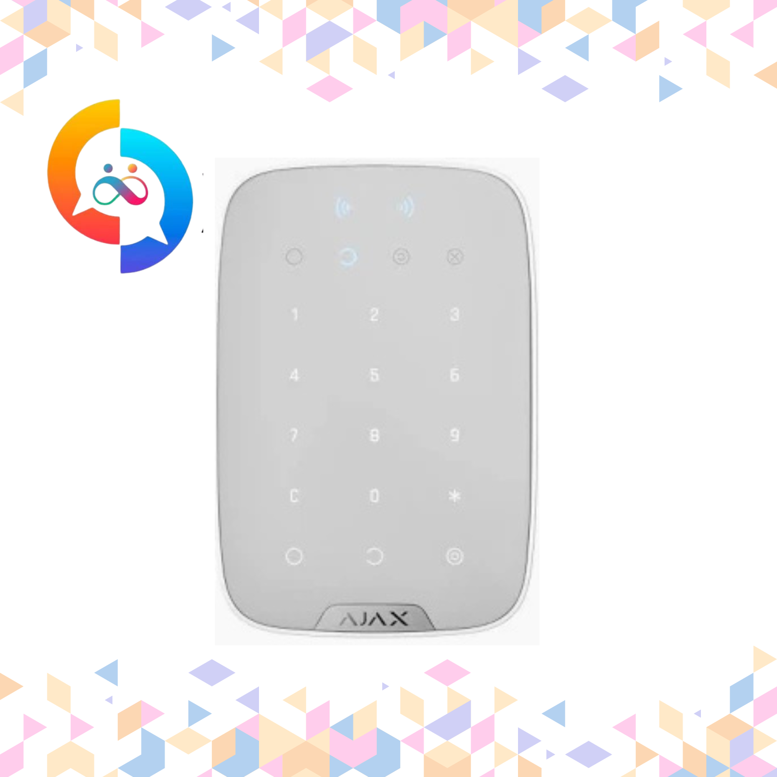Ajax Keypad Plus White