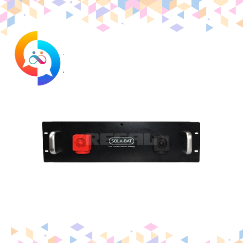 Battery Lithium 25.6V 50AH Rack 2U LiFePO4